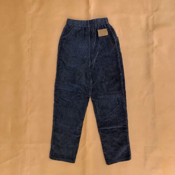 Vintage Kids Corduroys, Black Boys Pants from 90s… - image 3