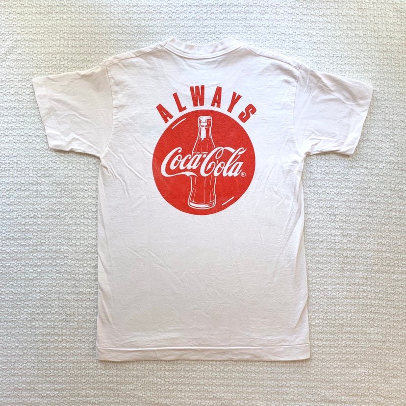 Vintage 90s Single Stitch Coca Cola Race T Shirt Reeds Lake | Etsy