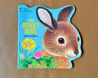 The Bunny Book by Richard Scarry—Vintage Golden Book—Easter Basket Gift