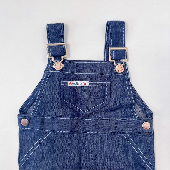 Vintage Health-Tex Made in USA Overalls—70s Baby … - image 2