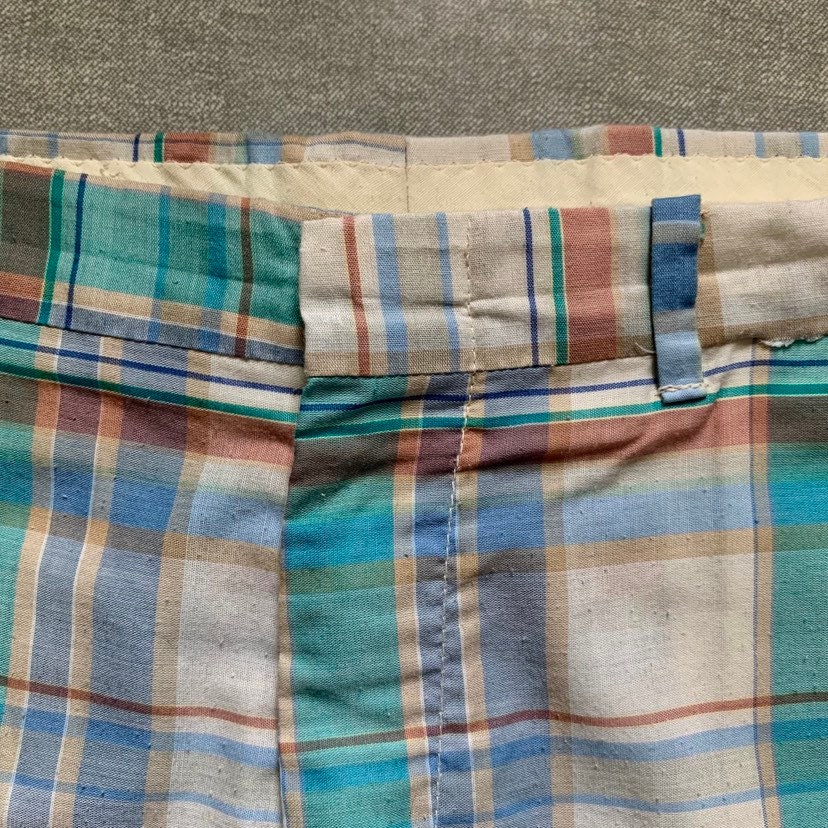 Vintage 80s JC Penney Pastel Plaid Shorts The Fox Collection | Etsy