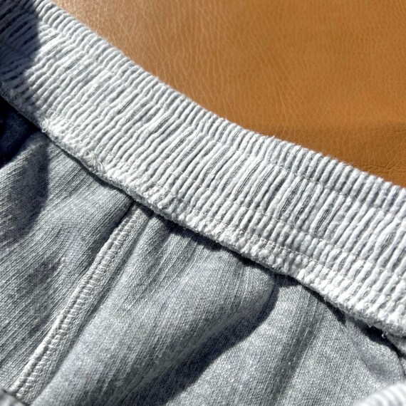 90s Big Dogs Kids Pinstripe Sweatpants—Gray Seers… - image 6