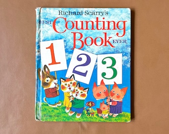 Vintage Richard Scarry's Counting Book – 1975 Hardcover