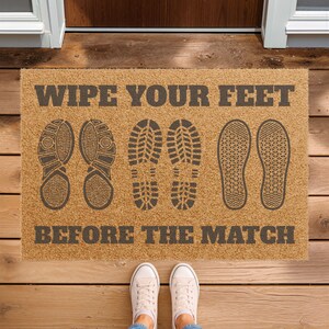 Wischen Sie Ihre Füße vor dem Streichholz Fußmatte | Outdoor Kokos Matte Willkommen Matte
