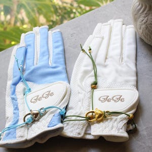 Sporthandschuh, Golfhandschuh Offene Fingerart mit Ballzähler