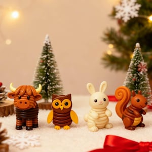 Make Your Own Button Santa Ornament Kit,DIY Christmas Craft for Kids & Adults,Easy Holiday Activity