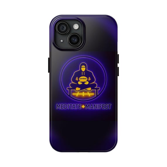 Mindful Quarterback Phone Case | Meditate + Manifest | iPhone 13 to 17 Series | Wireless-Charging Friendly