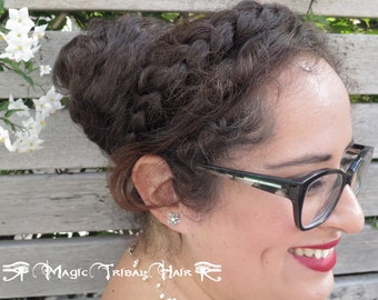 Messy Layered Chignon YOUR COLOR Classic Wedding Bun Fine/ Thin Hair