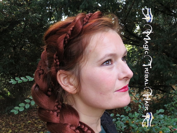 Headband Twist Braid Renaissance Wedding Hair Jewelry Bride Etsy