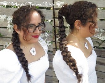 Messy Braid YOUR COLOR Natural Ponytail Extension Piece Fine/ Thin Hair