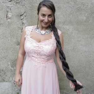 Braid Ponytail Twist Plait YOUR COLOR 36&#39;&#39;/ 90cm Renaissance hairpiece Natural wedding hair extension Fairytale princess bride rope braid