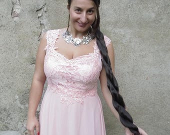 Treccia Coda di cavallo Treccia intrecciata IL TUO COLORE 36''/ 90 cm Parrucca rinascimentale Extension per capelli da sposa naturali Treccia di corda da sposa principessa delle fiabe
