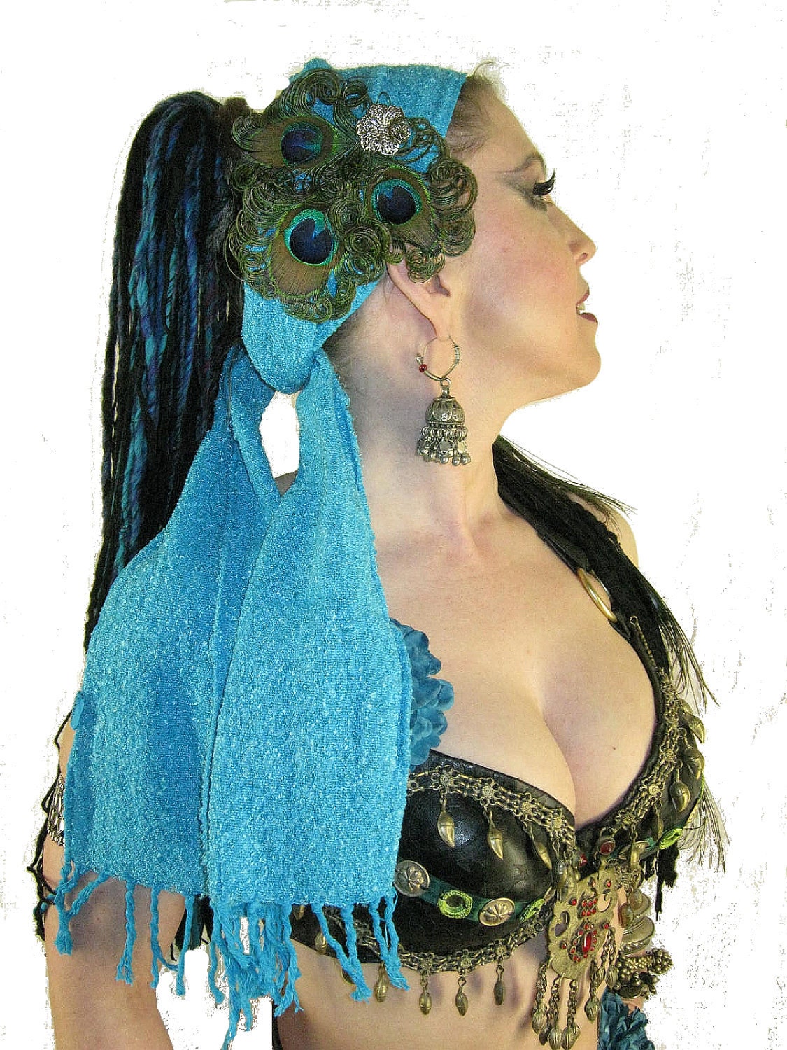 tribal feather headpiece