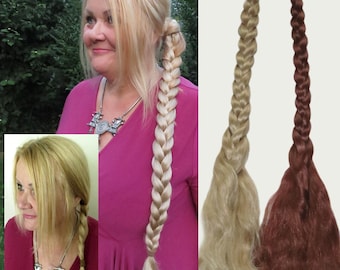 Braid Hair Filler YOUR COLOR Paranda style ponytail falls extensions Tribal fusion belly dance plait Bollywood hairpiece Renaissance braid