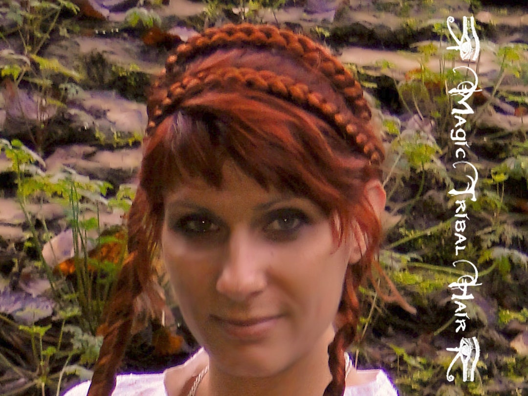 Headband Braid YOUR HAIR COLOR Milkmaid Braid Woman Hair Accessory Grecian  Hairband Renaissance Wedding Plait Bpho Braids Prom Hair Piece UK