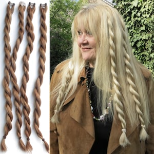Clip-in Twist Braids YOUR COLOR Natural hair extensions Boho plaits