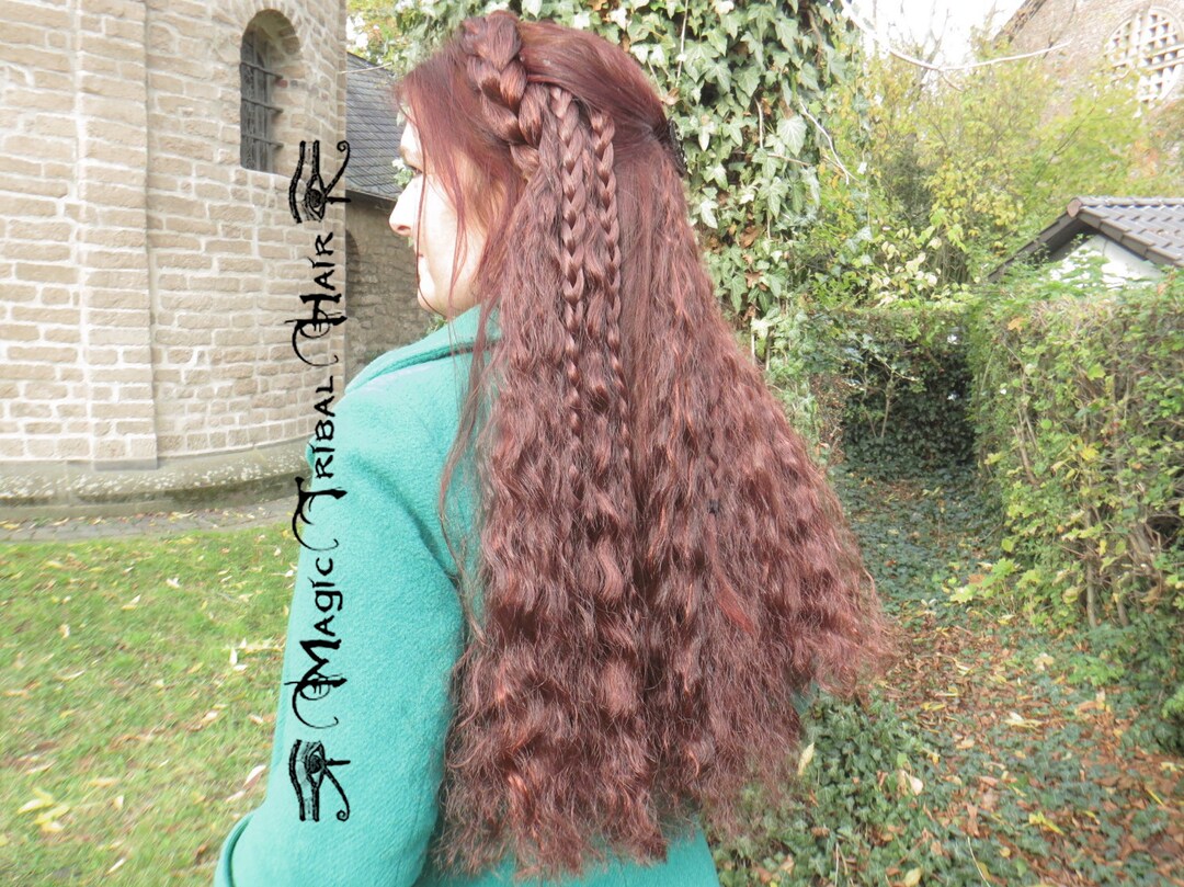 Buy Clip-in EXTENSIONS Strong Waves YOUR COLOR Strands for Renaissance  Princess Hairdos Belly Dance Costume Falls Long Medieval Wedding Hair  Online in