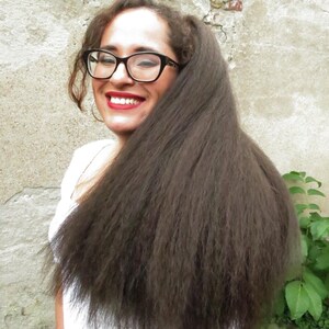 Hair Falls Large YOUR HAIR COLOR Fantasy Diva hair extension Crimped lush hair piece Afrohemian wedding bride hair Hip hop styling accessory