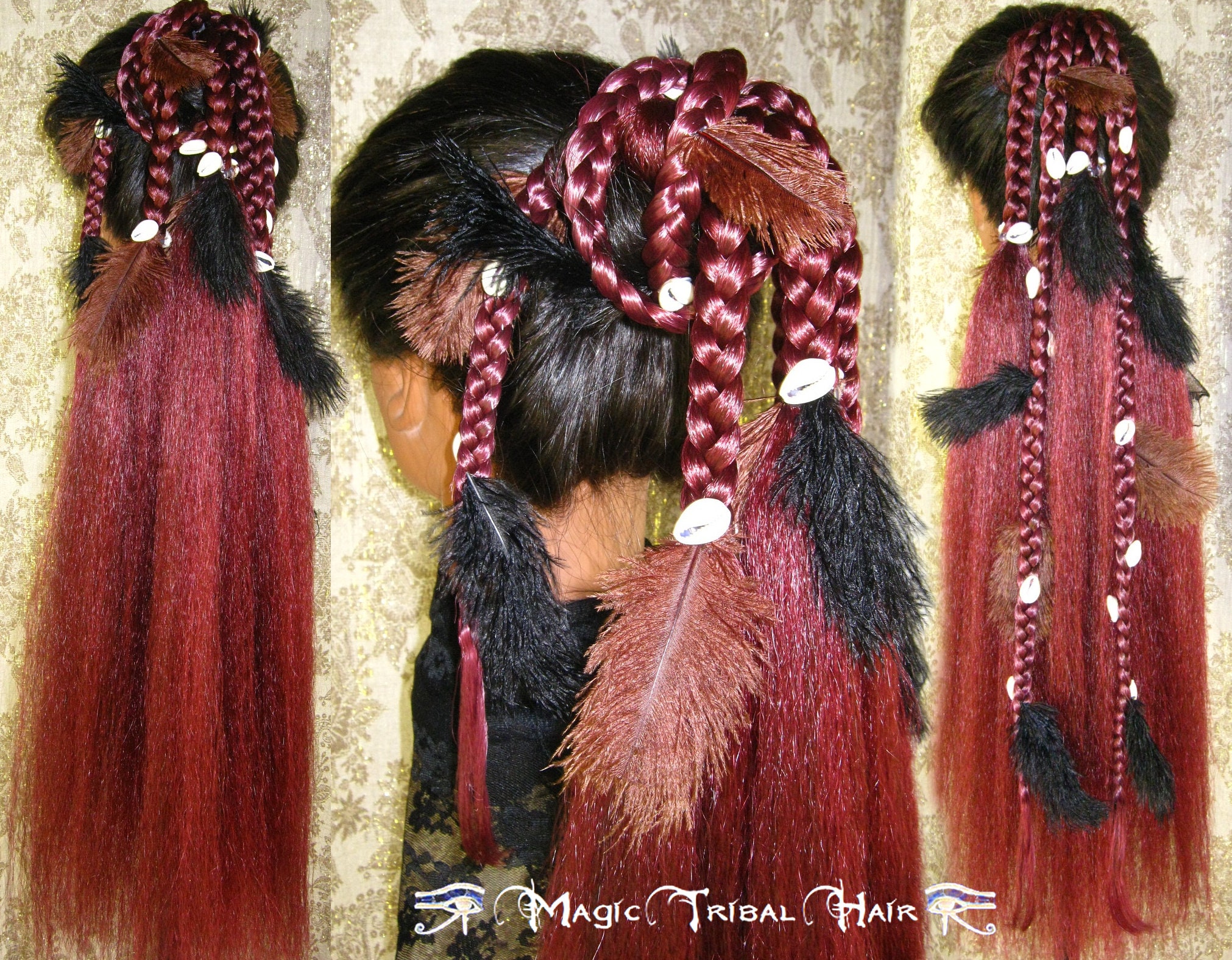 feather hair extensions- at Voodou