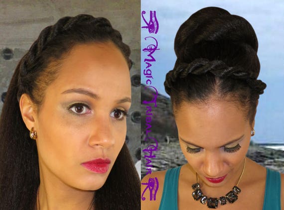 Hairband Hair Crown Twist Braid Headband Afrohemian Plait Hair Etsy