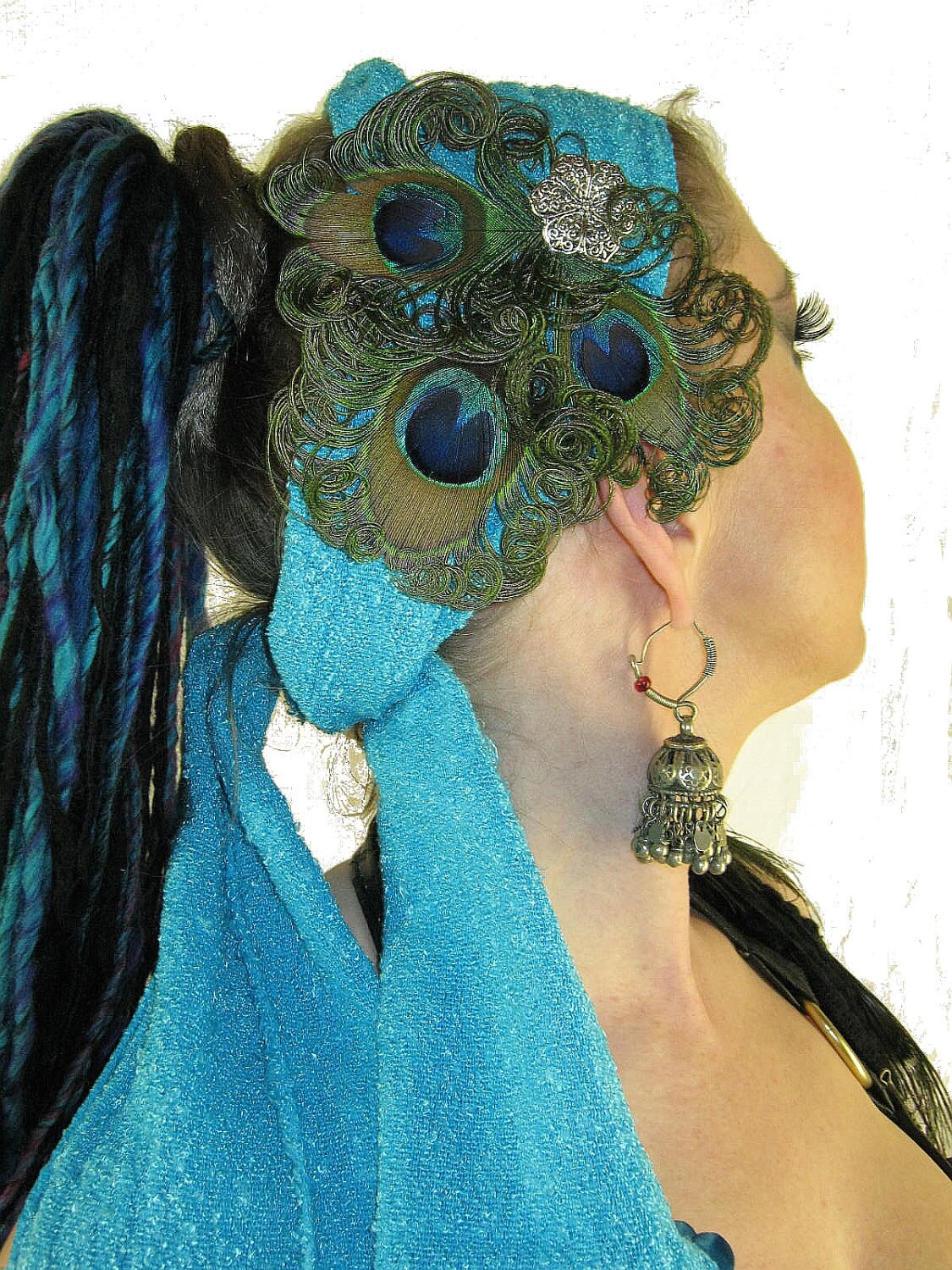 tribal feather headpiece