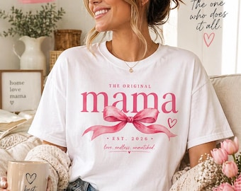 Mothers Day Shirt, First Mothers Day Gift, Mama Shirt, New Mom Gift, Personalized Mom Shirt