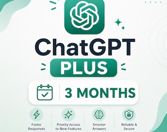 ChatGPT Plus – 3 Month  - Private Account