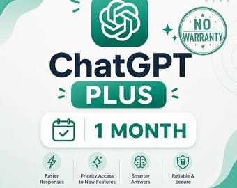 ChatGPT Plus – 1 Month  No Warranty | Private Account
