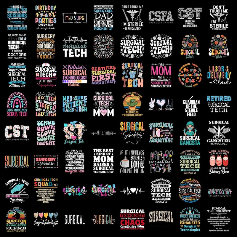 Scrub Tech Shirt Design - Etsy