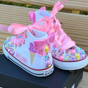 Donut Converse, Personalized, Donut Grow Up, Ice Cream Cone, Sprinkles ...