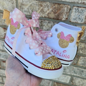 Childrens gold converse hot sale