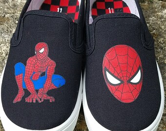 custom spiderman shoes