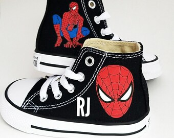 spider man chuck taylors