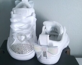 toddler girl white converse shoes