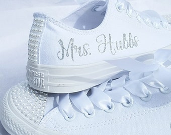 wedding converse etsy