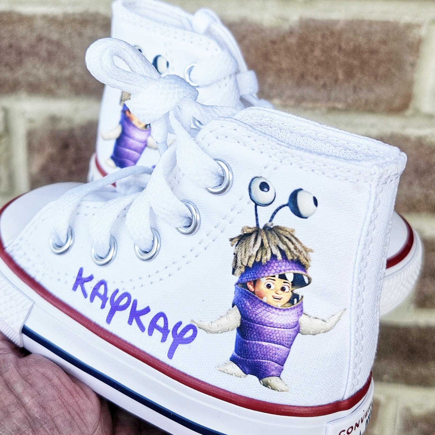 Boo Custom Monsters Inc Boo Converse Custom Boo Converse Personalized Monsters ...