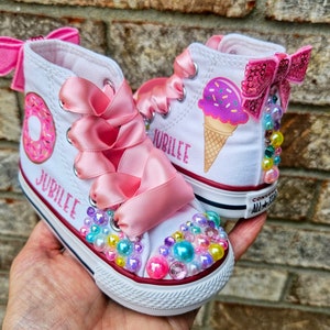 Donut Converse, Personalized, Donut Grow Up, Ice Cream Cone, Sprinkles ...