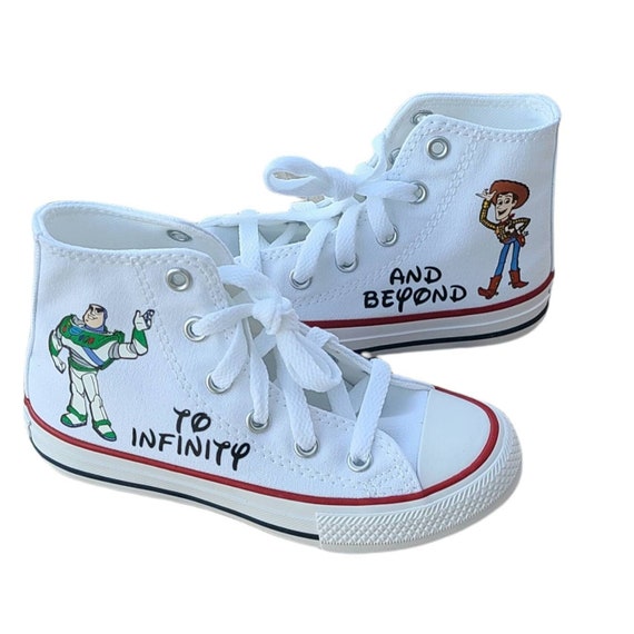 Buy Toy Story Shoes Black or White Converse Chucks Buzz Online in India - Etsy