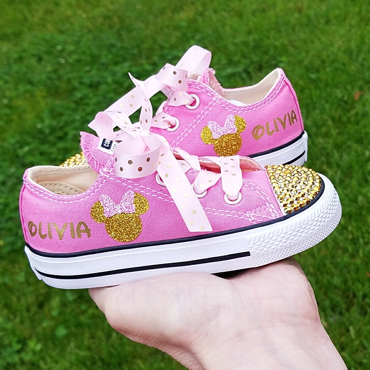 pink sparkly converse toddler shoes