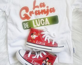 La Granja de Zenon Zapatos tops altos converse niño niña la granja