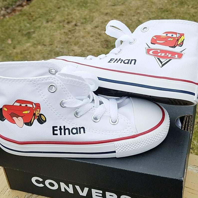 Cars Converse Boys Shoes Lightning McQueen toddler sizes