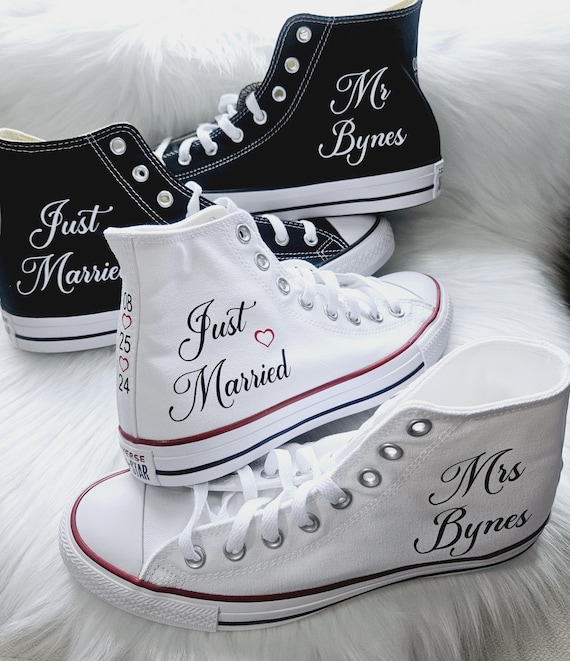 Bride and groom converse discount