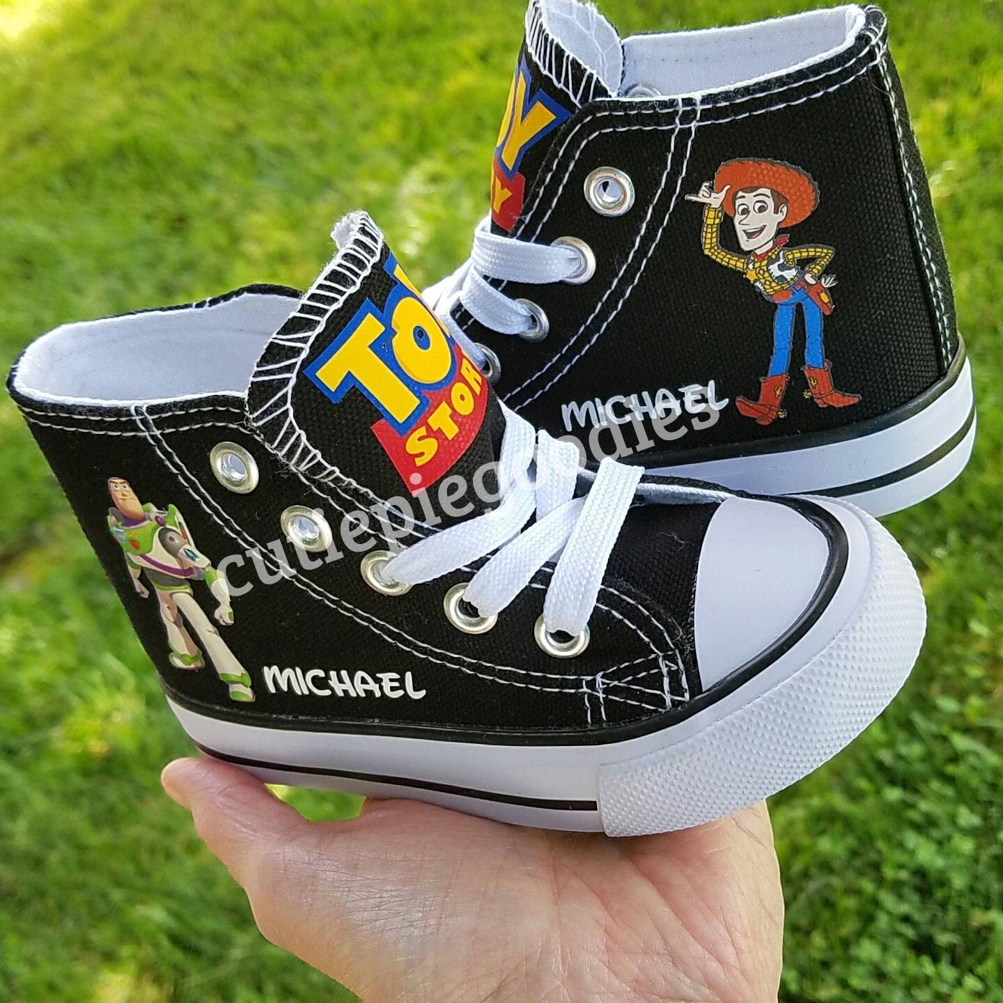 Toy Story Shoes Buzz and Woody Genuine Converse -