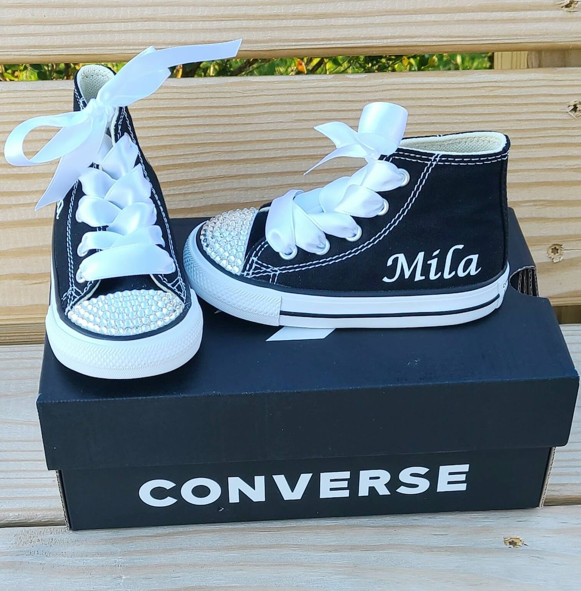 Pink Converse Bling Converse Baby Toddler Crystals Etsy