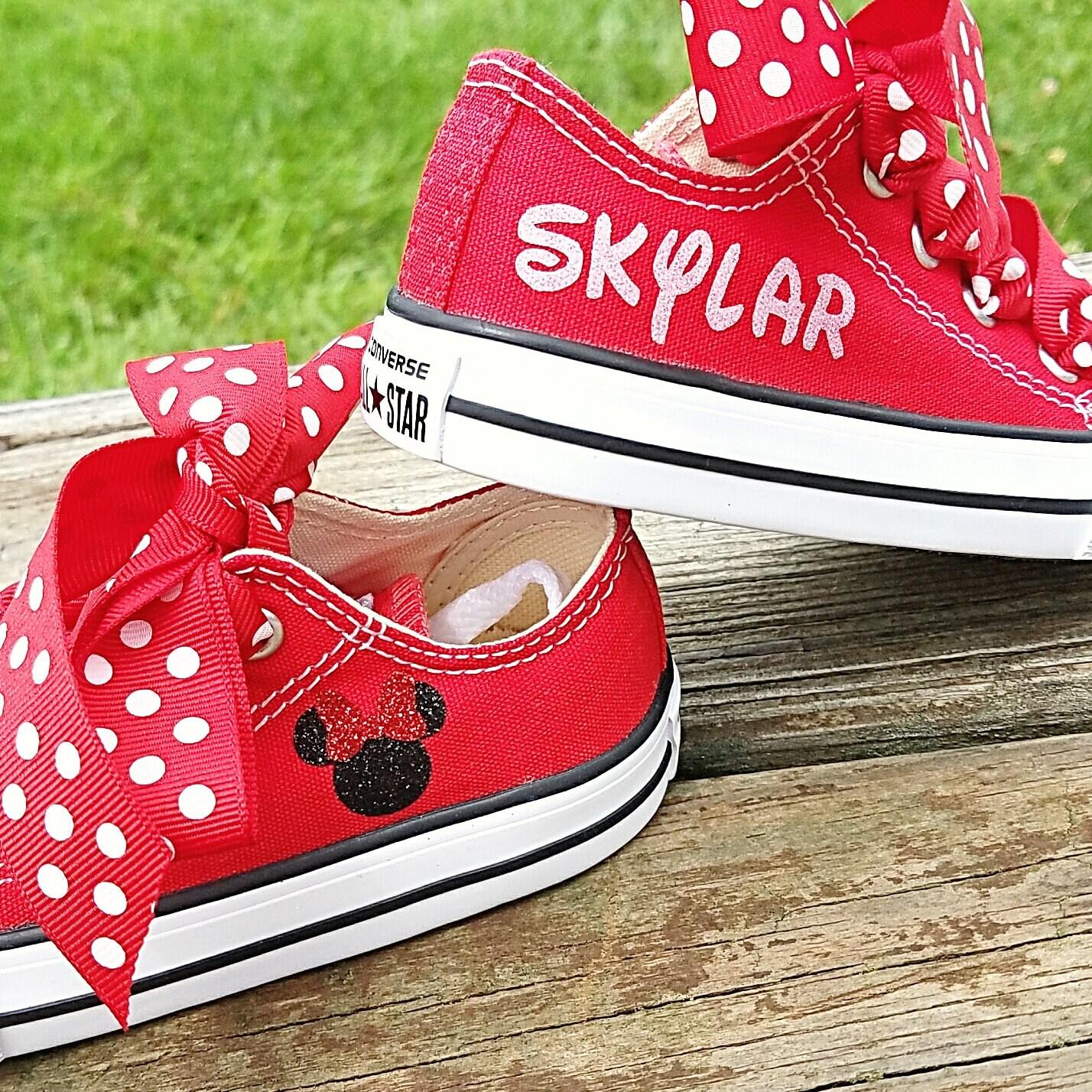 red converse toddler girl
