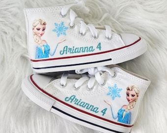 Frozen Converse Elsa Custom Sneakers