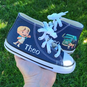 Custom Trash Truck Hank Converse Personalized Trash Truck Shoes For Toddler High Top Custom Converse Many Colors Available