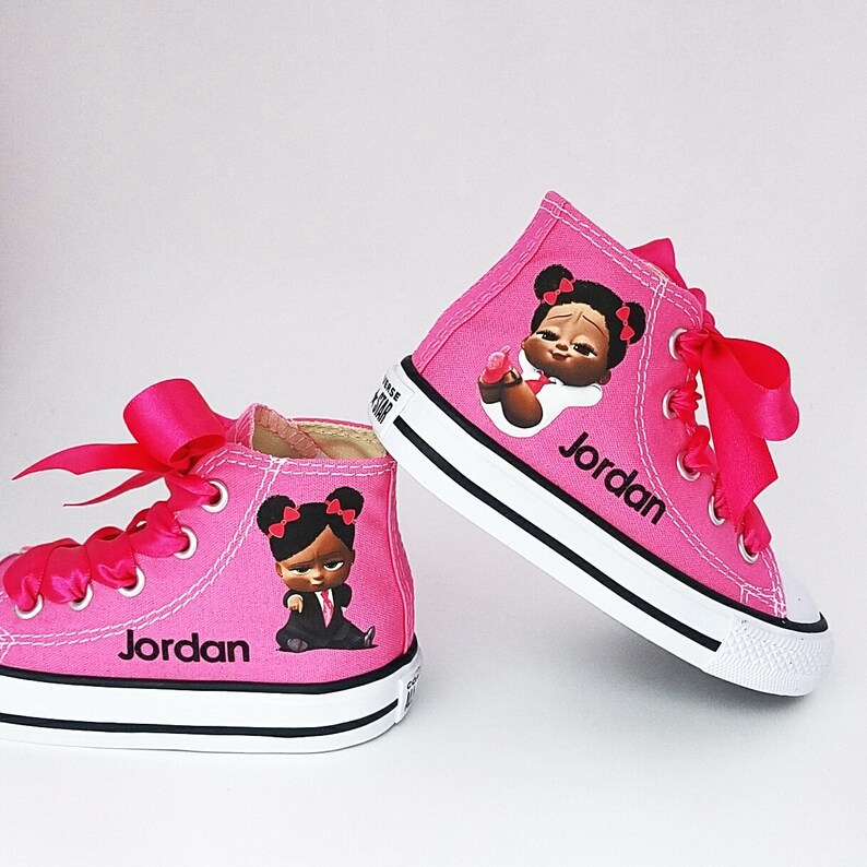 Boss Baby Shoes High Top Converse Toddler Sizes Many Colors Etsy