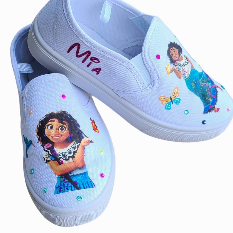 Mirabel Encanto Shoes With Bling Sizes 51 Toddler Little Etsy