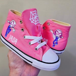 Personalized Gwen Converse, Spidey And His Amazing Friends